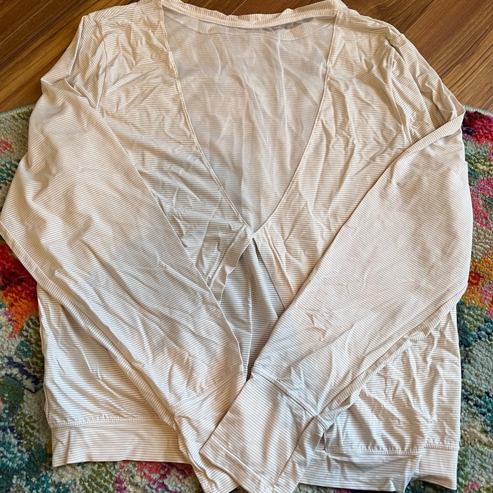 Zyia Open Back Long Sleeve Top